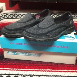 Sketchers Go Walk 2-Super Sock Black